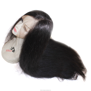 Perruque Lace Front en cheveux humains HD de haute qualité 13x6, densité 300, 100% naturelle, styles raides, couleur naturelle - Product Image 2