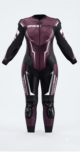 Combinaison de moto professionnelle pour femme, équipement de sécurité pour la conduite, combinaison de course en cuir de vache/crocodile, armure CE niveau 2 - Product Image 1