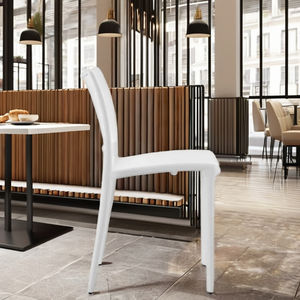 Stackable Plastic Dining Chairs for Cafeteria & Restaurant Use - Product Image 2