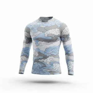 2026 Good Quality Wholesale Price Customized Digital <b>Printed</b> Spandex/Nylon MMA Rash Guards BJJ <b>Surfing</b> Fighting Unisex Full - Product Image 2