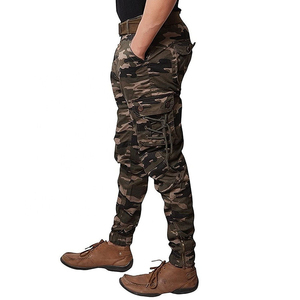 High Quality Hunting Pants Canvas Camouflage Front Pocket <b>Decoration</b> Breathable <b>Winter</b> Windproof Drawstring Adults - Product Image 2