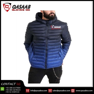 2026 Black-Blue <b>Lightweight</b> Puffer <b>Jacket</b> Custom Logo Over-Sized Puffers <b>Jacket</b> <b>Men</b> Downs-Coats <b>Jackets</b> - Product Image 2