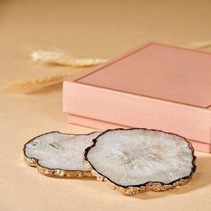 Minimalist Stone Marble <b>Coaster</b> Set Premium Natural <b>Drink</b> <b>Coasters</b> With Clean Design Polished Surface Durable And Heat Resist - Product Image 4
