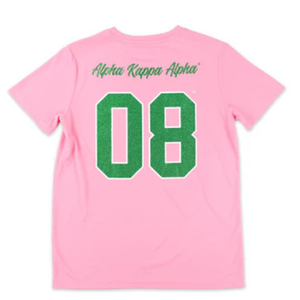 Camiseta Deportiva AKA Glitter Dri Fit para Mujer, Rosa Verde, Absorbe la Humedad, Cuello Redondo, Rendimiento Atlético, Uso Casual - Product Image 2