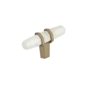 Tirador acrílico moderno y sencillo para puertas de armario de oficina y cajones, herraje de un solo orificio para puertas de armario y cajones. - Product Image 2