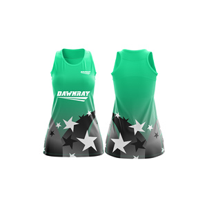 Lightweight Netball <b>Match</b> Jersey | Sublimation Netball Uniform with Team Logo Name Number | Breathable Polyester - Product Image 6