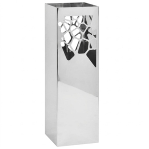 Nouveau porte-parapluie en métal doré de luxe, support géométrique découpé, bac de rangement étanche pour cannes, idéal pour l'entrée de la maison et le hall d'hôtel - Product Image 3