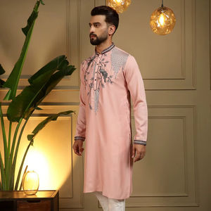 Vêtements ethniques de luxe Kurta Pyjama – Ensemble Chudidar confortable en semi-coton - Product Image 1