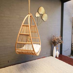 Muebles de exterior para sentarse, columpios de ratán, sillas tipo nido de pájaro, precio de fábrica al por mayor, silla colgante - Product Image 2