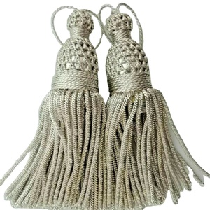 Cordons à pampilles de 12 cm pour la décoration de vêtements liturgiques et de logos d'uniformes, style vente en gros - Product Image 3