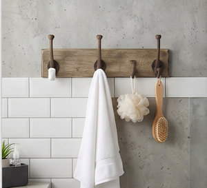 Premium Heavy Duty Wall <b>Hooks</b> With Elegant Antique Finished Perfect For Bathroom Hangers And Stylish Home Decor - Product Image 4