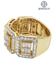 Premium Quality 14K Gold Plated Diamond <b>Ring</b> with IGI Certification Luxury <b>Craft</b> for Wedding Engagement Party Wear Export Price - Product Image 2