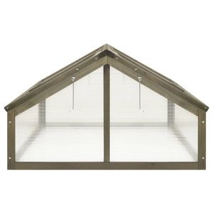 Firwood giardino serra 44.8 "x 31.4" x 19.6 "serra colore grigio - Product Image 4