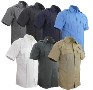 Uniformes de Guardia de Seguridad Privada, Uniformes de Seguridad de Manga Corta para Personal, Diseño de Uniforme de Seguridad, Camisa de Uniforme de Manga Corta de Poliéster para Hombre - Product Image 1