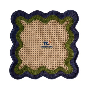 NUEVO Elegante manteles individuales ondulados de color verde marino accesorio de mesa duradero ecológico para comidas diarias y ocasiones especiales - Product Image 1