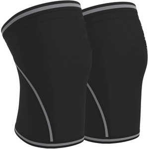 Custom Logo Gym Sports Workout Squats 7mm Weight Lifting Powerlifting Knee <b>Brace</b> Support Pads Compression Sleeves for <b>Men</b> - Product Image 3
