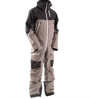 Ensemble de combinaison de ski unisexe chauffante et écologique, respirant, imperméable, coupe-vent, chaud, avec fermeture éclair