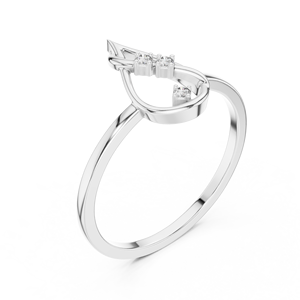 Bague de fête élégante 14K en argent bijoux CZ - Product Image 6