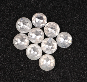 Diamant blanc naturel de 1,10 ct, 2,7 à 2,9 mm, diamant rond taille rose, diamant naturel brut extra-doux pour bague de mariage - Product Image 4