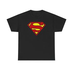 Camiseta de Manga Corta para Hombre con Logotipo de Superman, Corte Regular, Algodón Jersey, Cuello Redondo, Estilo Casual, Diseño con Estampado Frontal - Product Image 5