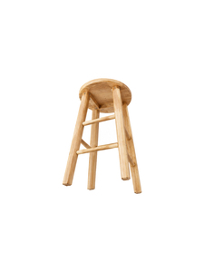 Tabouret de bar en bois moderne, design minimaliste, structure en bois massif, base stable pour bar à domicile et usage commercial - Product Image 2