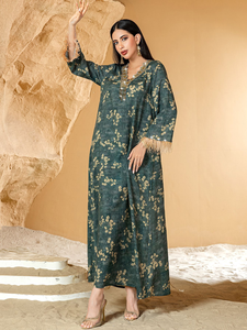 Fabricants d'abayas, abayas sur mesure pour femmes, robe musulmane, abaya de luxe Dubaï, abaya en gros, robe abaya modeste, abaya femmes, ODM en gros - Product Image 5