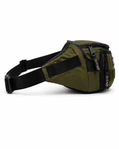 Sac banane en nylon personnalisé, unisexe, avec sangle réglable, fermeture éclair, multifonctionnel, pour sport et loisirs en extérieur, vert - Product Image 2