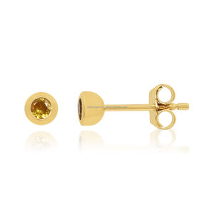 Pendientes únicos para Pendientes chapados en oro de Plata de Ley 925 con piedras preciosas de circón para mujeres y niñas - Product Image 4