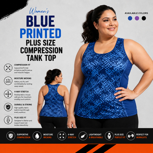 <b>Women</b> Plus Size Workout Tank <b>Top</b> Printed Gym Fitness Singlet Breathable Gym Running Tank Tee Racerback Sportswear Singlet <b>Top</b> - Product Image 1