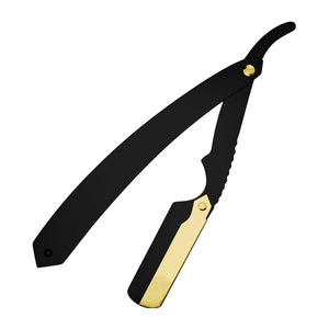 Premium <b>Straight</b> Edge Barber <b>Razor</b> Stainless Steel Folding Shaving <b>Razor</b> with Ergonomic Handle for Smooth Precision Shaving - Product Image 5