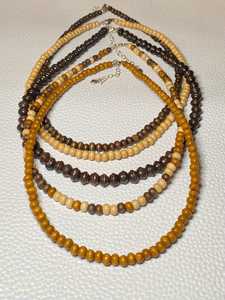 Collar de Cuentas de Madera para Niñas y Mujeres, Joyería Ecológica Hecha a Mano, Pieza de Moda Bohemia, Letreros de Pared - Product Image 2