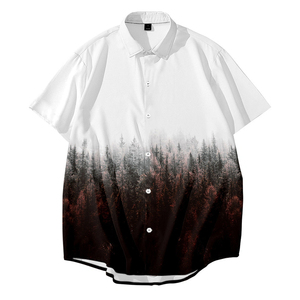 <b>Men</b> Breathable Eco-Friendly Quick Dry <b>Shirt</b> Short Sleeve Hawaii Sublimation Print <b>Beach</b> Casual Button Summer Colorful High <b>Shirt</b> - Product Image 6