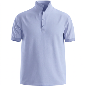 เสื้อโปโลปักโลโก้ตามสั่ง แขนสั้น สำหรับผู้ชาย สวมใส่ได้ทั้งแบบลำลองและธุรกิจ ชุดยูนิฟอร์ม เสื้อกอล์ฟ ระบายอากาศได้ดี ซับเหงื่อ ผลิตแบบ OEM - Product Image 6