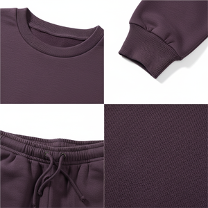 Conjunto Deportivo de Algodón para Hombre, Sudadera y Pantalones Deportivos, Diseño Liso, OEM, ODM, Logotipo Personalizado, Venta al Por Mayor - Product Image 5