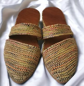 Boho chic <b>raffia</b> <b>sandals</b> - Product Image 2
