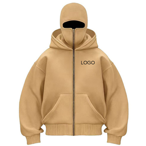 Custom Men <b>Full</b> <b>Zip</b> Hoodie Heavyweight Cotton 100% Premium Quality Oversized Streetwear <b>Sweatshirt</b> New Trendy Style For Unisex - Product Image 1