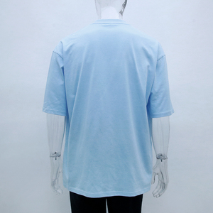 เสื้อยืดโอเวอร์ไซส์เนื้อผ้าหนัก 240 GSM สำหรับผู้ชาย สไตล์สตรีทแวร์ ไหล่ตก คุณภาพสูง ผ้าฝ้ายหนา ปรับแต่งได้ - Product Image 4