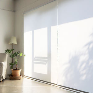 Persianas enrollables coreanas CHANGANE Minky, personalizadas, automáticas, día y noche, bloquean el sol, ecológicas, resistentes al polvo, textura suave, doble capa - Product Image 4