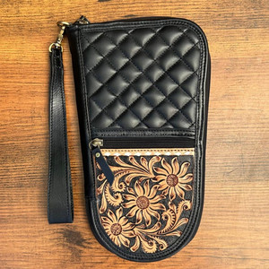 Wholesale High Quality Women Hand Tooled Quilted Leather Concealed Carry <strong>Gun</strong> Holster Tactical <strong>Gun</strong> Holster Universal Custom <strong>Case</strong>