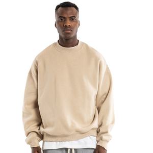 เสื้อสเวตเชิ้ตผ้าฝ้ายฟลีซคุณภาพสูง ขายดี กันลม ทรงพื้นฐาน คอกลม ป้องกันการหดตัว ไซส์ XS-6XL สำหรับฤดูหนาว - Product Image 1