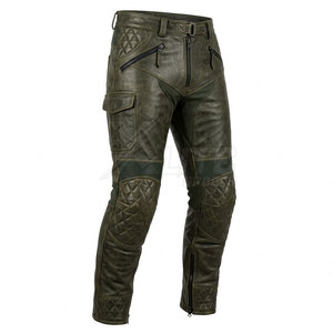 Pantalones de Motocicleta de Cuero Duradero de Calidad de Fabricante, Transpirables y Cómodos, con Diseño de Seguridad para Uso Prolongado - Product Image 2