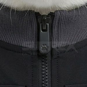 Traje Deportivo Moderno Negro de Poliéster Flexible para Gatos, Ropa Cálida de Forro Polar, Atuendo Activo para Pequeños Compañeros - Product Image 3