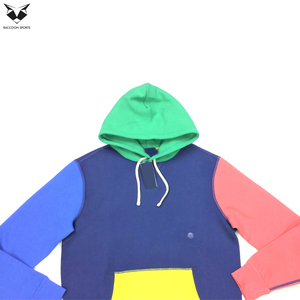 2026 Wholesale Rate Own Logo Printed Casual Comfortable Soft Fleece Touch Fabric Newest Design Solid Color Hooded <b>Pullover</b> - Product Image 6