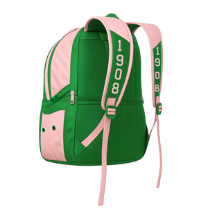 Alpha |   Kapa |   Sac à dos Alpha Sorority en Cordura, sac d'école durable, sac de campus universitaire, sac de voyage avec bandoulière réglable - Product Image 3