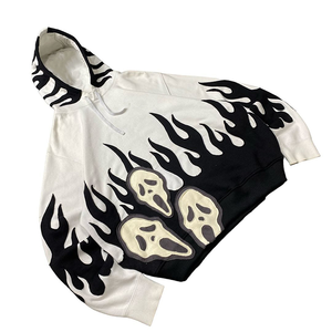 Sudadera con Capucha Spider de Alta Calidad, 420 g/m², Estampado Puff, para Hombre, 100% Algodón, Ropa Deportiva Personalizada, Estilo Urbano - Product Image 3