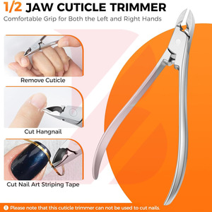 Ergonomic Design Cuticle Nipper Stainless Steel Sharp <b>Edge</b> Nail Grooming <b>Cutter</b> for Professional Beauty Salon - Product Image 5