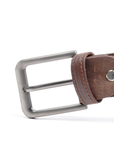 Ceinture en cuir réversible pour homme, innovante, avec boucle rotative moderne, logo personnalisable, design pour usage sportif - Product Image 4