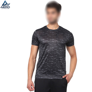 T-shirts de sport et de fitness pour hommes, personnalisables, lavables en machine, col rond, coupe ajustée, qualité supérieure, vente en gros 2026 - Product Image 2