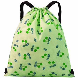 Sac à cordon portable de luxe personnalisé en polyester pour la gym, le sport, le football - Sangle réglable, sac de voyage multifonctionnel - Product Image 4