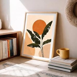 Cadre photo en bois minimaliste, rectangulaire vertical, impression numérique couleur, écologique, à poser sur table ou à accrocher au mur, décoration intérieure, fait main - Product Image 4